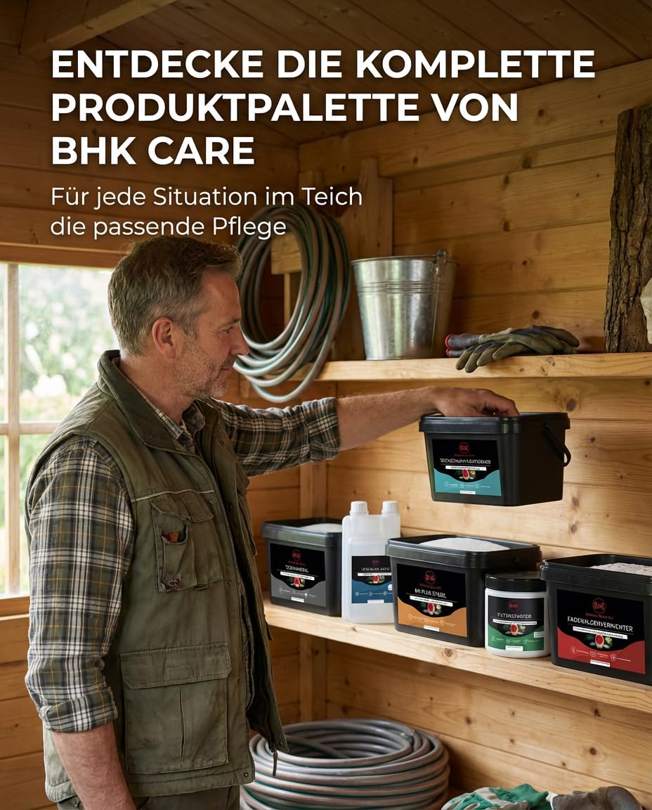 BHK – KH Plus Stabil Teichpflege – Stabilisiert Karbonathärte & pH-Wert im Teich – Gegen Säuresturz – Für Koi-, Garten- & Fischteich – 5 kg