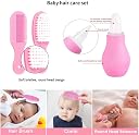 Baby Care Kit 10 Pieces Grooming Tools Set for Newborn and Infants (Pink) gallery image