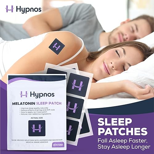 Miniatura 5 de Hypnos Parche de apoyo para dormir | Parches para dormir para adultos | Melatonina Lavanda y Magnesio de liberación prolongada | 30 parches