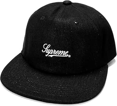 Amazon | [シュプリーム] メンズ スクリプトロゴ6パネルキャップ