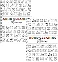 2 Pack Cleaning Planner, Cleaning Schedule and Checklist Organizer, Daily Weekly Monthly Household Cleaning Planner, Chore Chart Notebook for Home, Family Cleaning Tasks, DIY Home Improvement, Editable Template