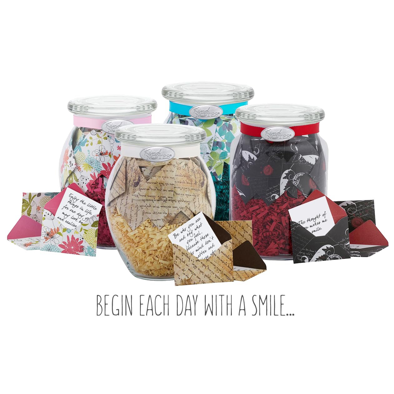 KindNotes Glas Andenken Geschenk Glas mit Mama Botschaften (vom Kind zur Mutter) – Zeitreise, elfenbeinfarben