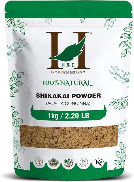 H&C 100% Natural Shikakai (Acacia Concinna) Powder - 1Kg