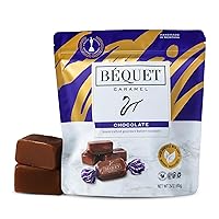 Vista 6 de Béquet Caramel - Caramelo gourmet de butterscotch salado - Caramelo envuelto individualmente - Caramelo gourmet de sal marina - Hecho en Montana