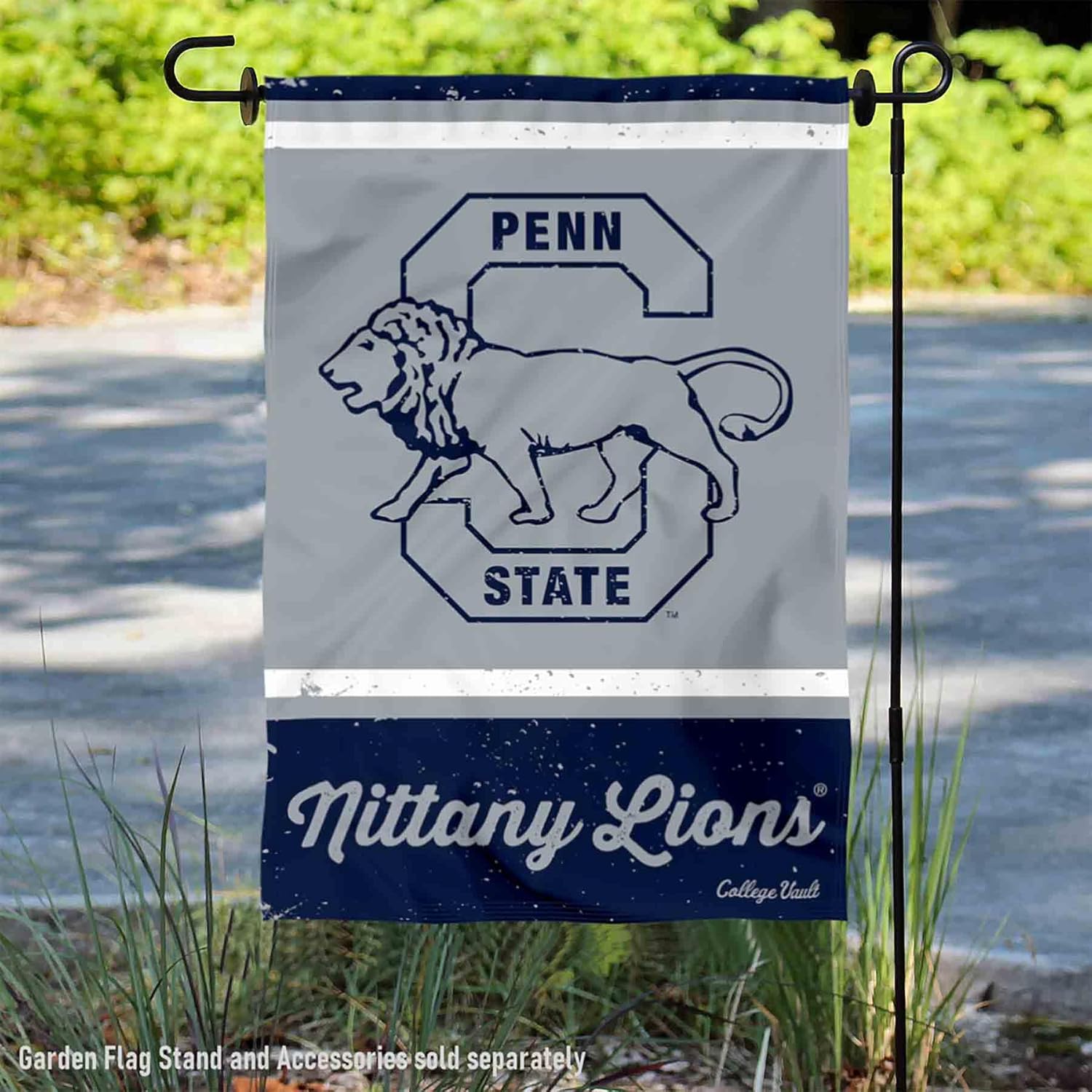 Penn State Nittany Lions Vintage Retro Throwback Garden Flag - Image 2