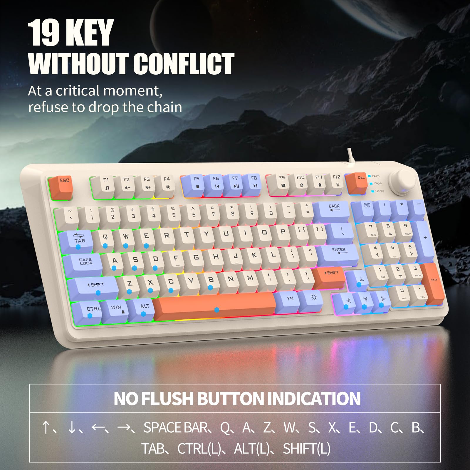 ゲーミングキーボード レインボーLED Amazon.co.jp: ゲーミングキーボード LED ミックスライト 有線