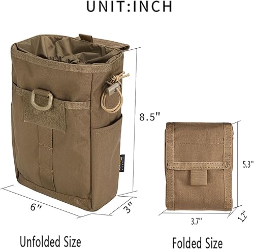 Miniatura 2 de EXCELLENT ELITE SPANKER - Equipo para transportar carga, ligero y modular (Molle), depósito de municiones y cargador, con cordón, plegable, para la