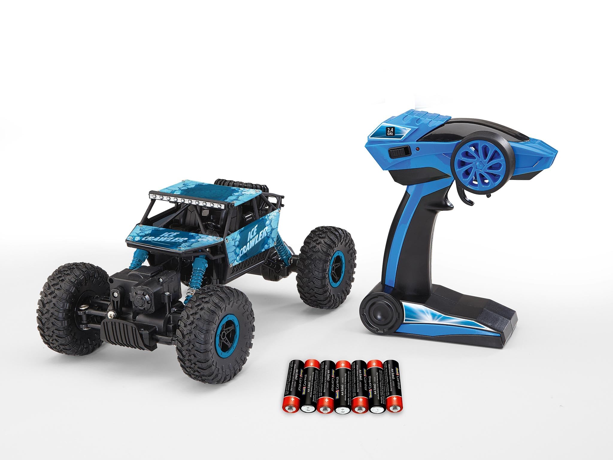 Revell Calendario dell'Avvento RC Crawler I, calendario dell'avvento telecomandato per artigiani, per ragazzi, ragazze e adulti, regalo per Natale dai 10 anni