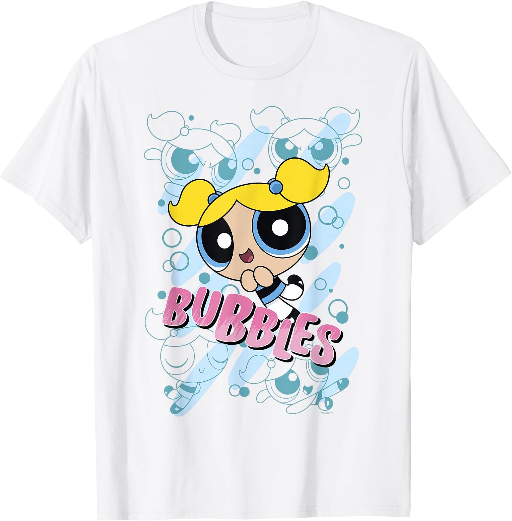 CN The Powerpuff Girls Bubbles Moves T-Shirt Small