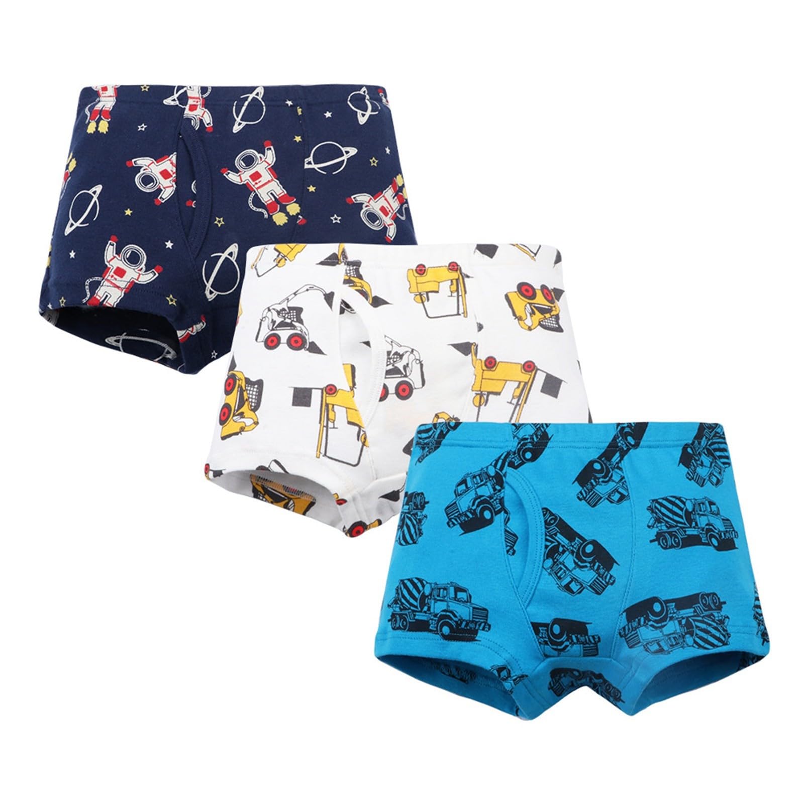 3 Pack Boys Boxer Briefs Baby Soft Cotton Toddler Underwear Children Truck Panties Various cute patterns Underwear