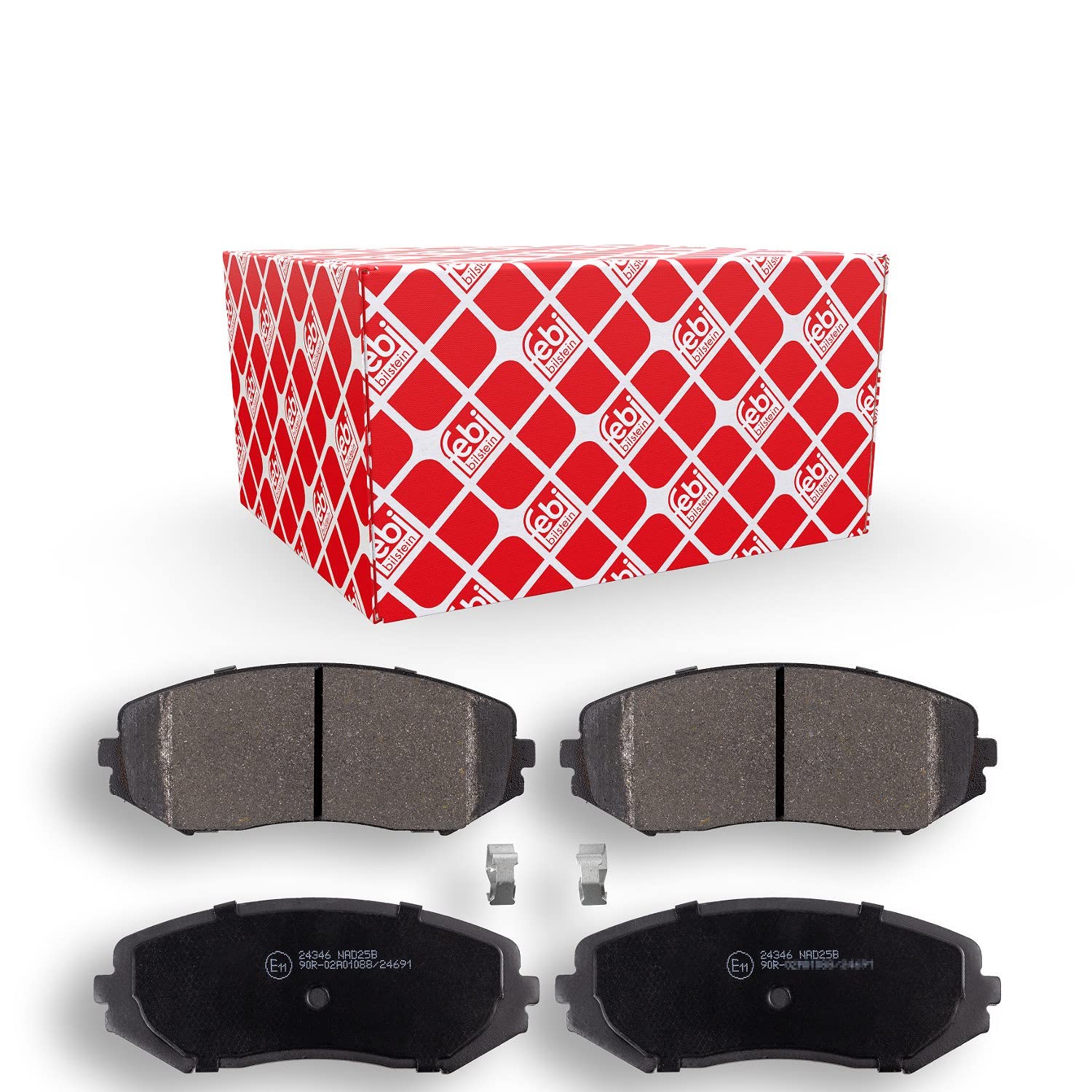 febi bilstein 16648 Brake Pad Set, 1 unit