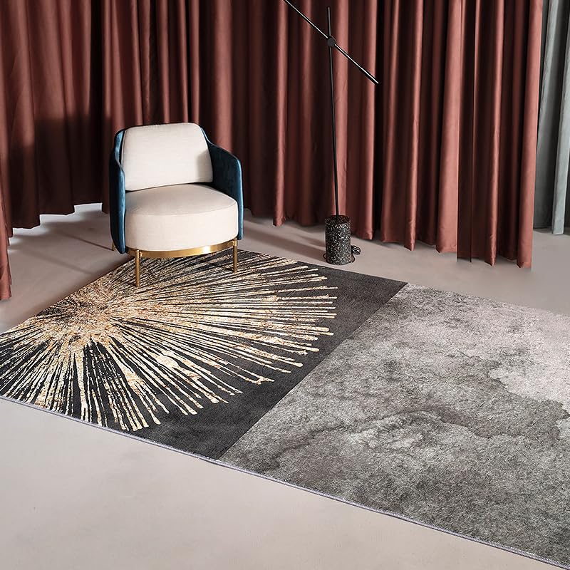 Tapis anti-glisse facile à nettoyer pour salon et cuisine moderne
