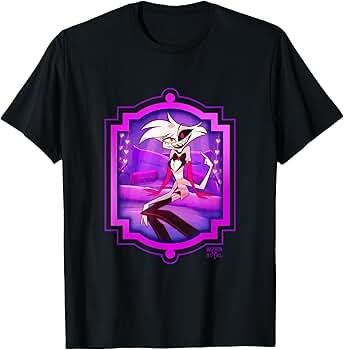 Tシャツ・カットソー Hazbin Hotel Guitar Solo Adam Mineral Wash T-Shirt Hazbin Hotel Guitar Solo Adam Mineral Wash T-Shirt | Hot Topic