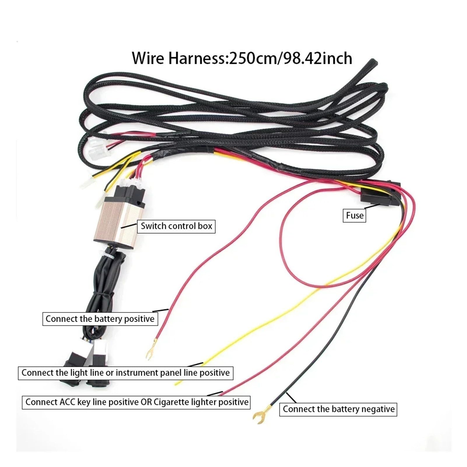Calentador Universal for asiento de coche, almohadillas térmicas 12V, 6 niveles, calefacción fibra carbono, cojín redondo, interruptor Control, calentador invierno(Only 1 Switch Kit)