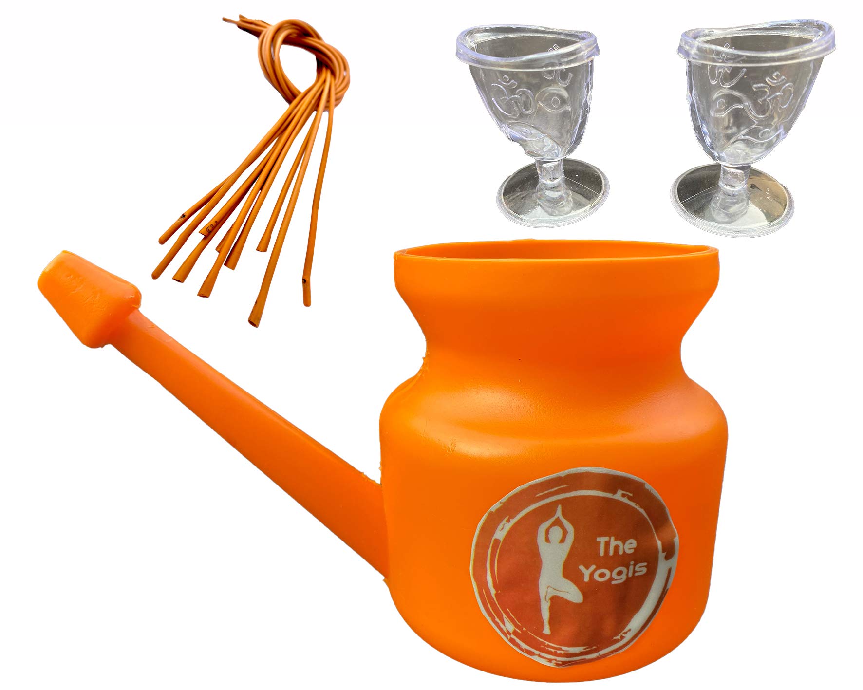 The Yogis Plastic Jal Neti Pot for Nasal Wash | Size: 500 ML | [[ FREE Rubber Sutra Neti, EYE WASH CUP ]] (Orange) (B08PZ9ZDHK) Amazon Price History, Amazon Price Tracker