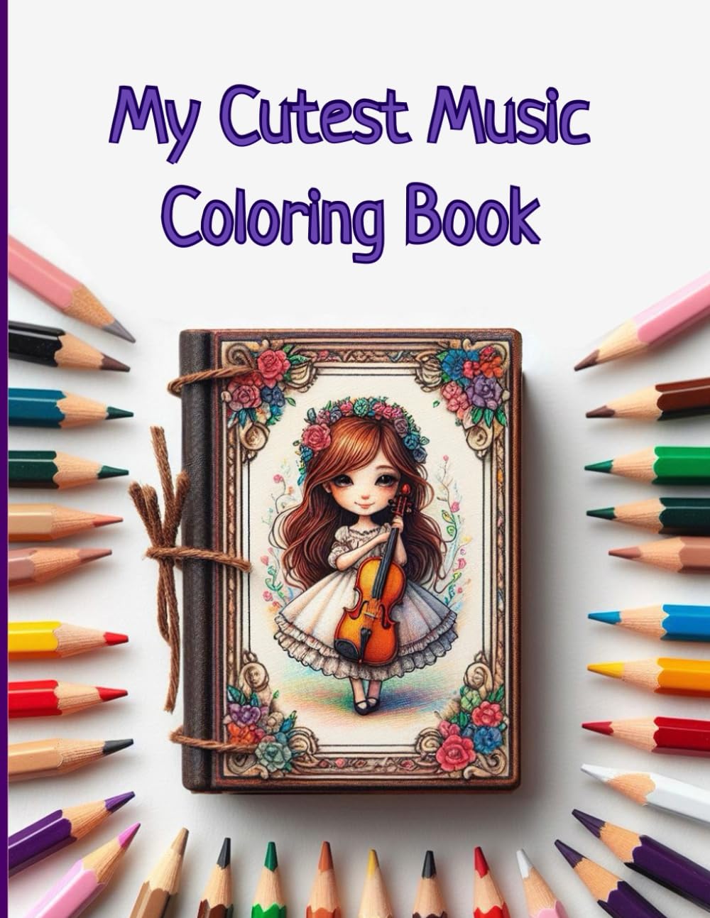 My Cutest Music Coloring Book: Music Coloring Book for Kids who love music
