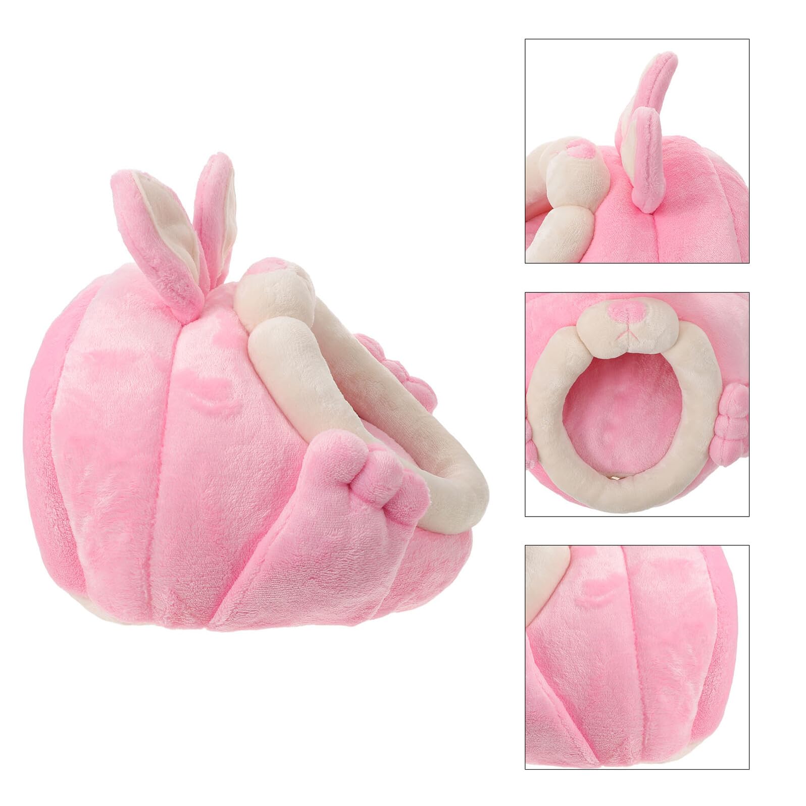 BESPORTBLE Hamsterhaus Hamsterversteck und Kleintierbett Tragbares Nest für Kaninchen und Meerschweinchen Warmes Winternest für Haustiere