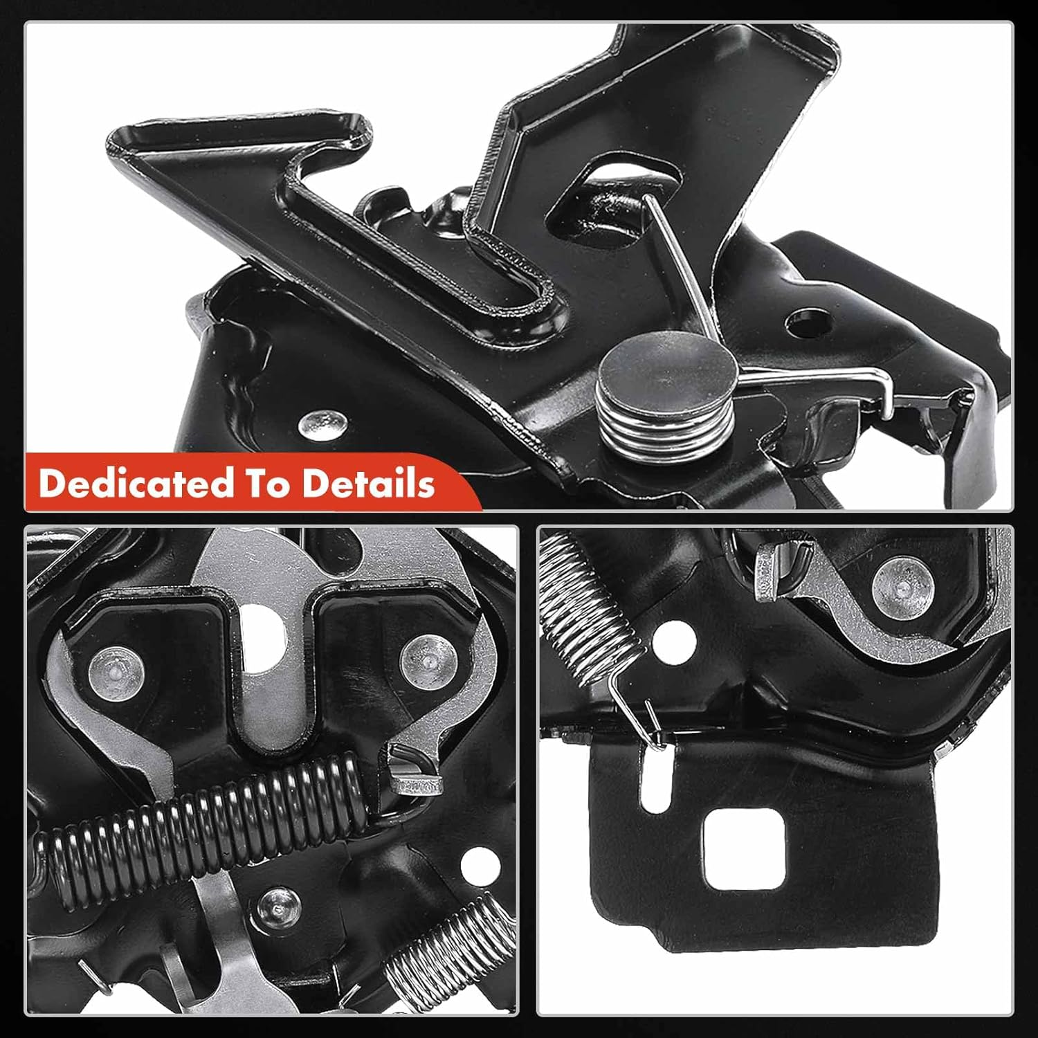 A-Premium Hood Latch Lock Compatible with Ford Ranger 2004-2011, E-350 Super Duty/E-150/E-250/E-450 Super Duty 2008-2014, Front Hood Lock Engine Bonnet Latch Assembly