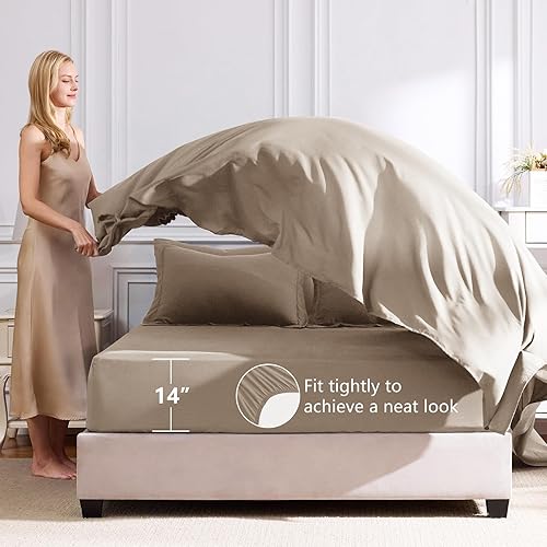 Miniatura 305 de CozyLux Juego de edredón de tamaño Queen, rojo burdeos, toda la ropa de cama en una sola bolsa, 7 piezas: edredón, fundas de almohada y de almohada