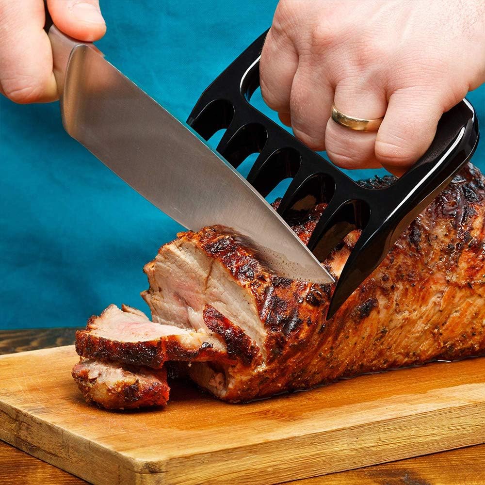 BBQ Bear Claws For Pulled Pork, BBQ Meat Shredder Claws, Grill Smoker Bear Meat Paw Claws, Smoked Barbecue Grilling Accessories By OpaceLuuk (Black) Upgraded : Patio, Lawn & Garden