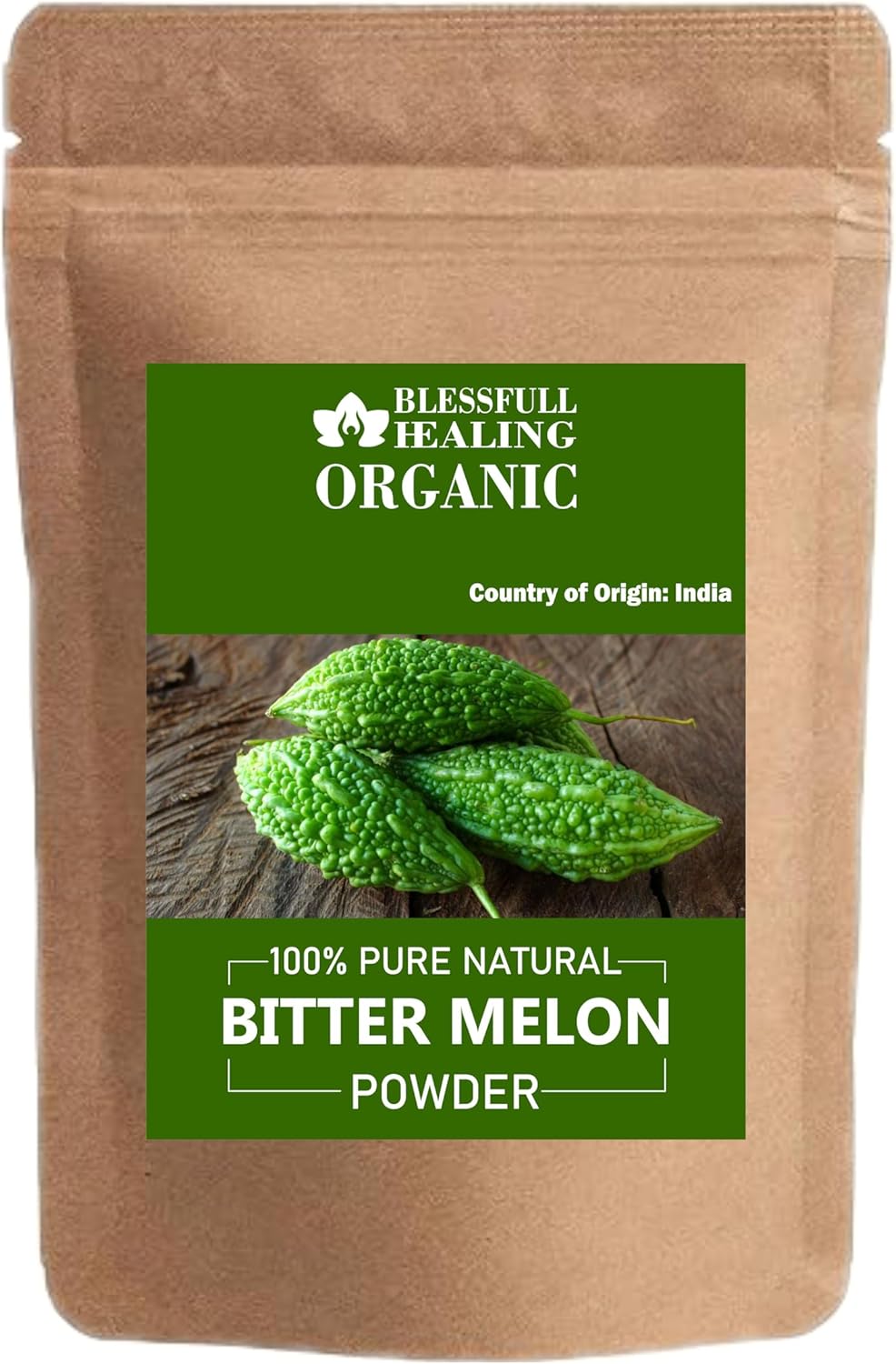 Blessfull Healing Organic Bitter Melon Powder 100% Pure Natural 200 Gram / 7.05 oz