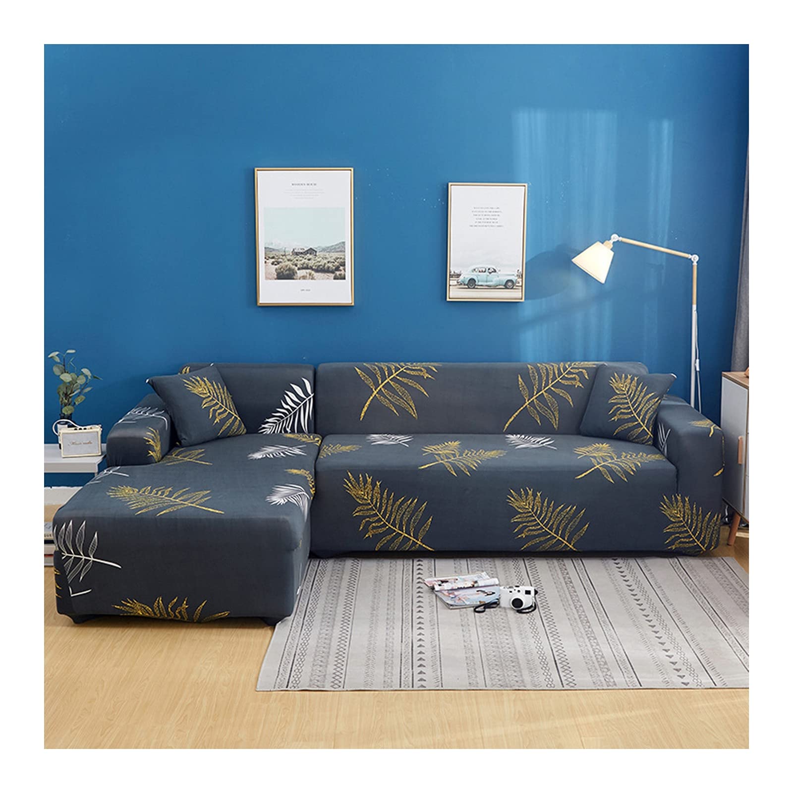 Protecteur sofa 235-300cm pour masquer l'usure du salon
