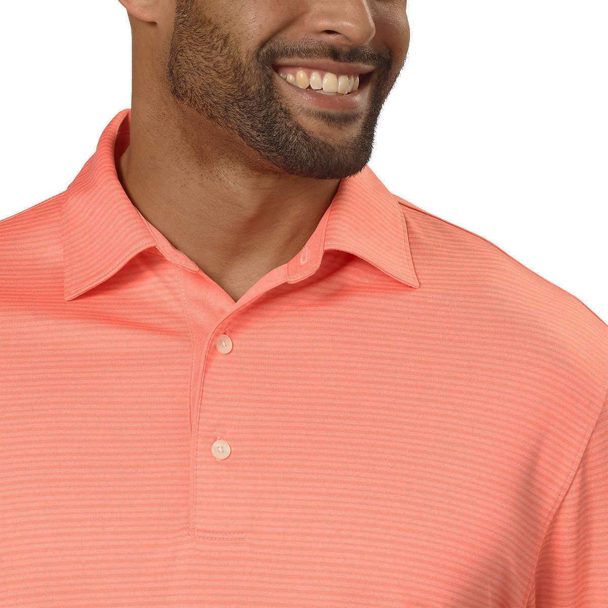 Amazon.co.jp: Greg Norman メンズ Ml75 トーナル ストライプ ポロ