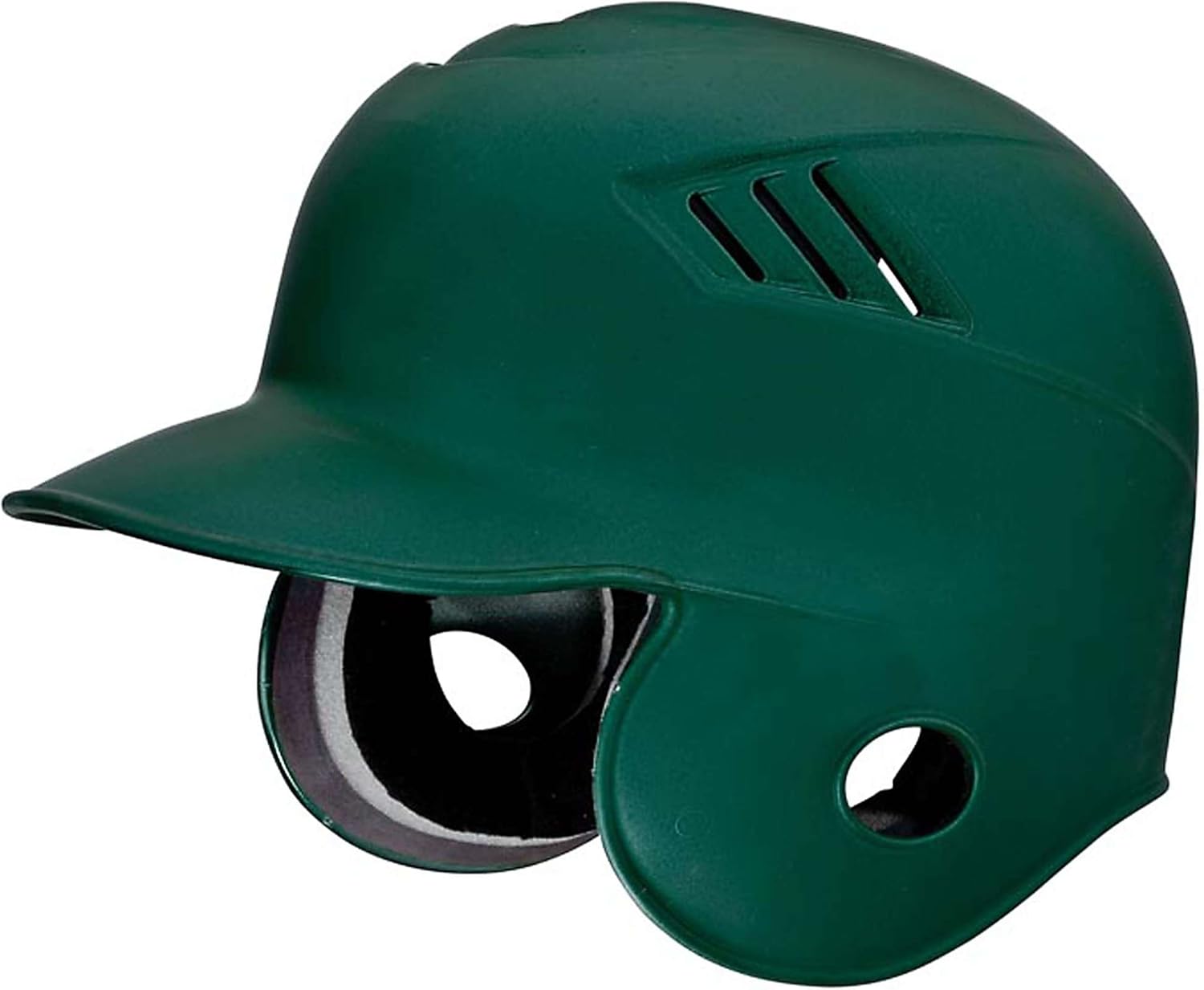 Rawlings Coolflo Matte Style Batting Helmet (Dark Green