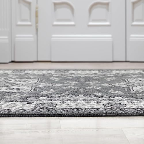 Miniatura 7 de Antep Rugs Alfombras Oriental - Alfombras tradicionales de 2 x 5 pies antideslizantes (antideslizante) de bajo perfil con parte trasera de goma para