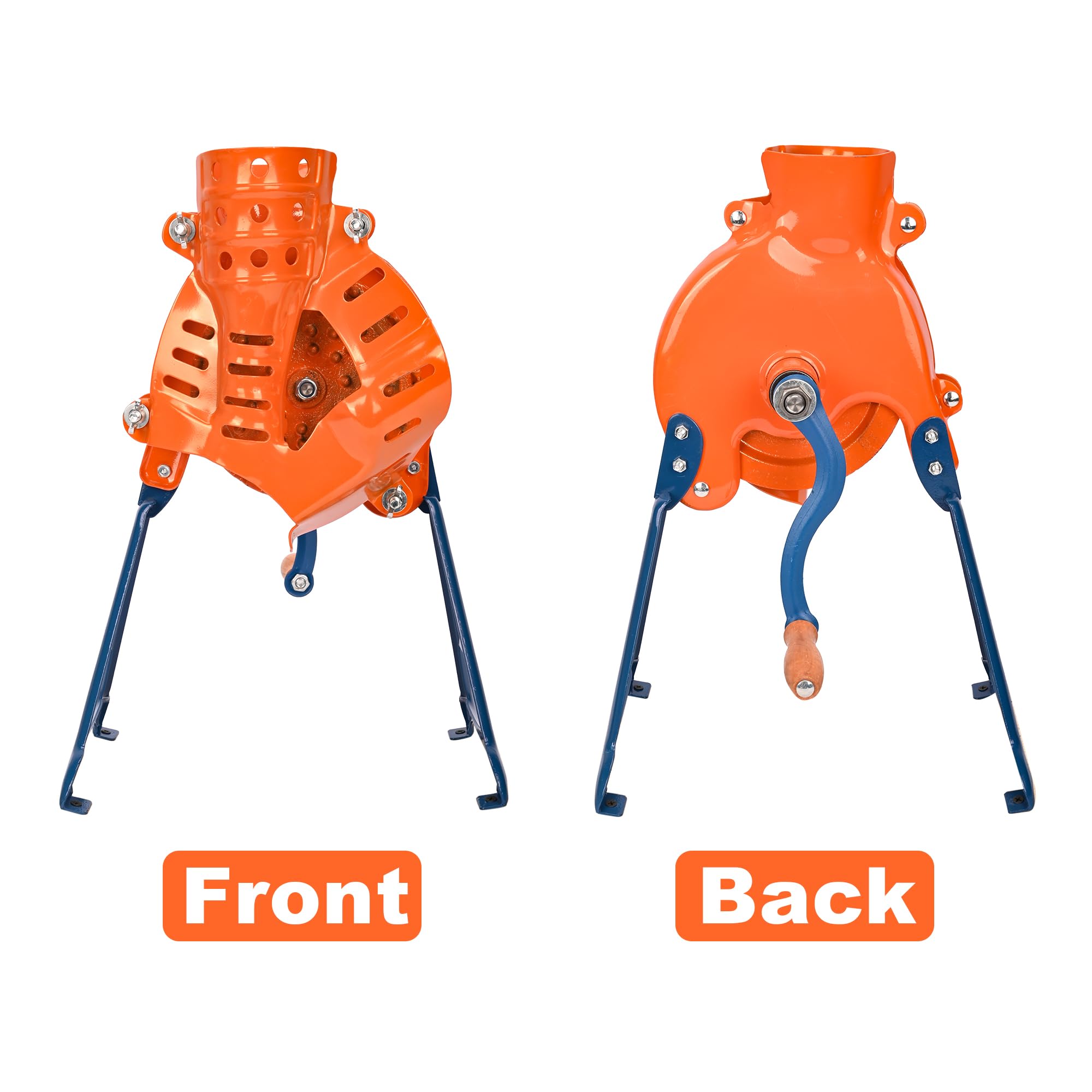 Manovella dello Sheller del mais, mais secco sul dispositivo di rimozione della pannocchia con il supporto | Heavy Duty Metal Corn Cob Stripper, trebbiatrice manuale per mais con un set di strumenti di installazione