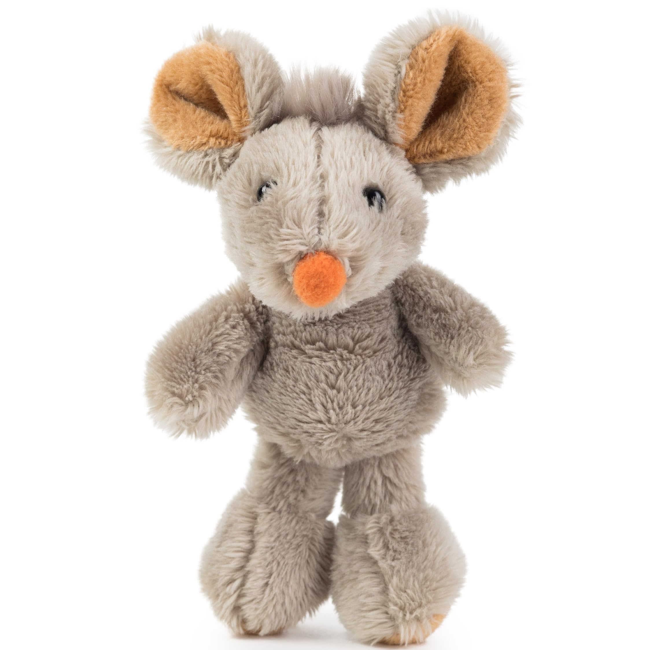 Schaffer 3547 Pluszowa zabawka magnetyczna Myszka Eddi, szara, 11 cm
