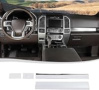 Vista 9 de Voodonala para Ford F-150 2015-2020 Cubierta de Panel de Consola Central Compatible con Ford F150 2015-2020 (ABS, Madera Negra, 4 Piezas/Set)