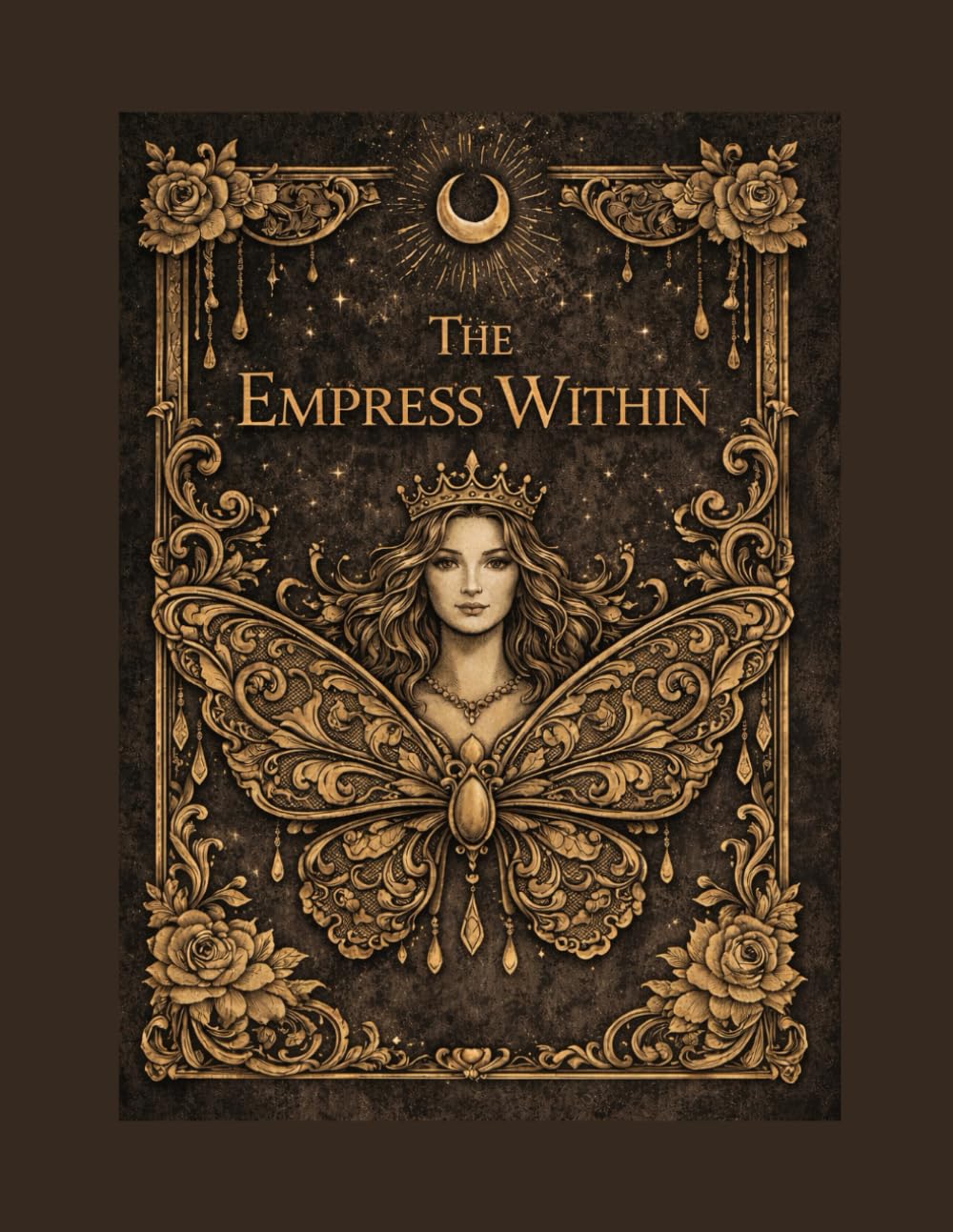 The Empress Within: A Mystical Coloring Book for Women with Goddess, Moon and Empowering Designs
