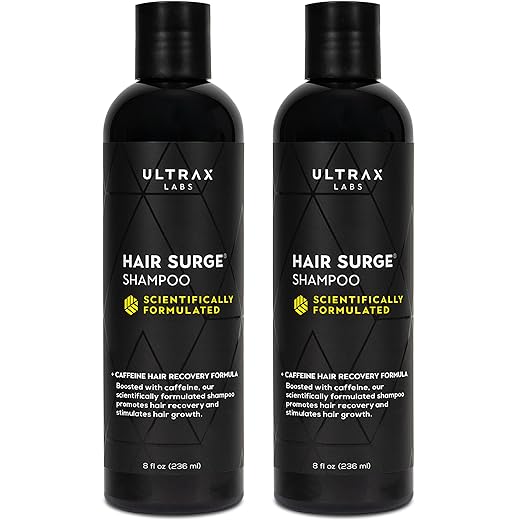 Hair Growth Shampoo for Thinning Hair and Hair Loss Shampoo for Women and Men, Hair Surge 8oz. | 2 Pack