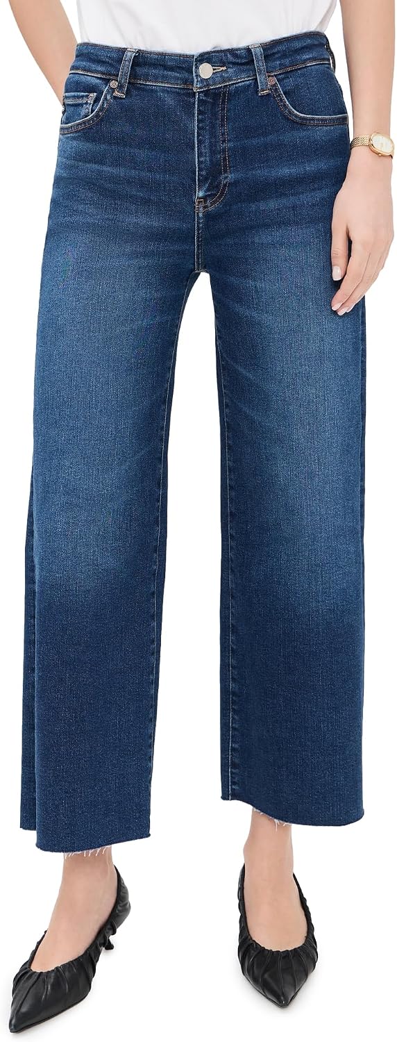 AG Adriano Goldschmied Women's Saige Wide Leg Crop Jeans