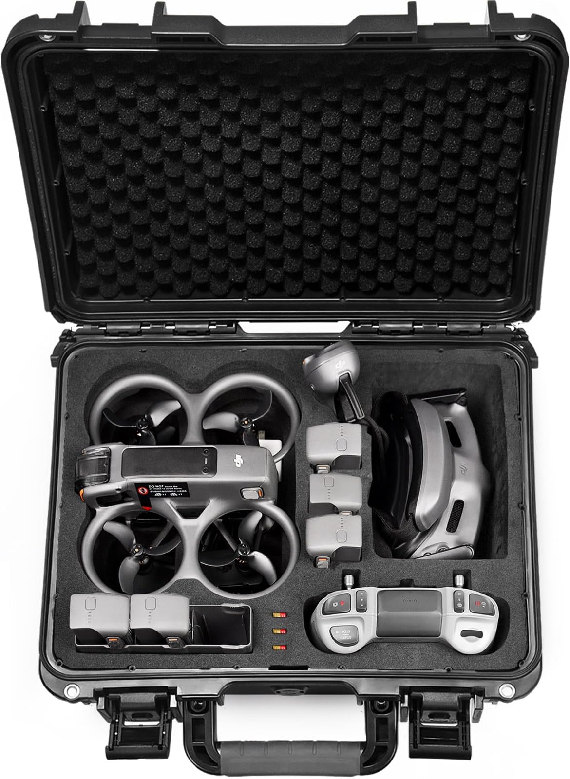 Waterproof Hard Case for DJI Avata 2 Drone, Fly More Combo,DJI Goggles 3(NOT for Goggles N3), RC Motion 3, FPV Remote Controller 3 and Accessories(Case Only)