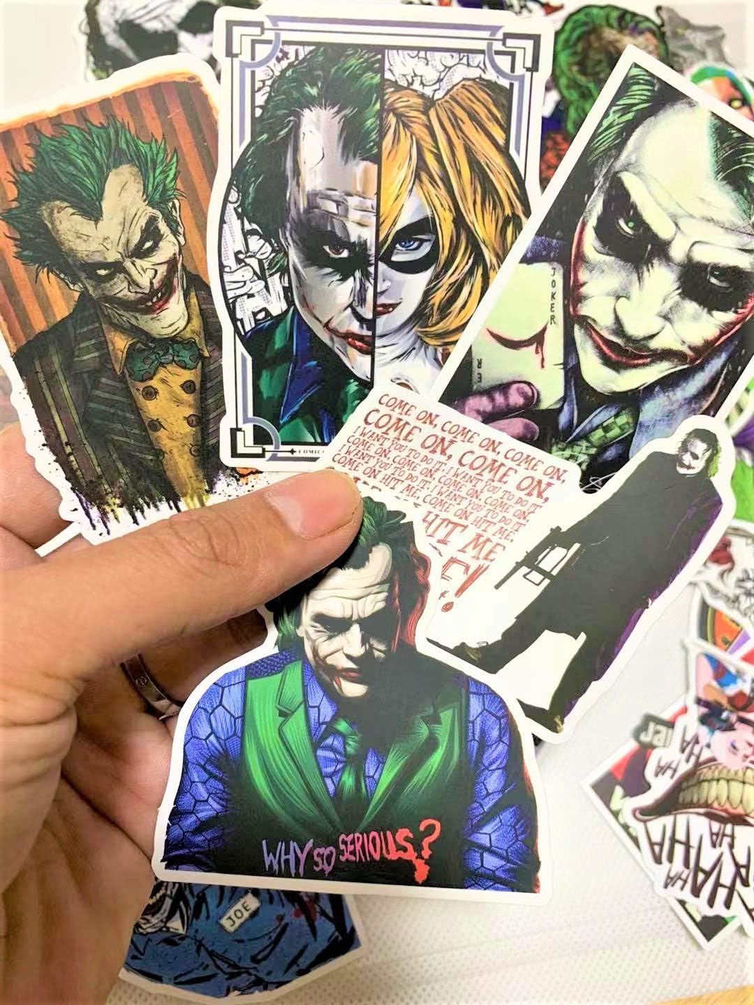 Amazon ジョーカー Joker バットマン ホアキン フェニックス アメコミ 漫画 洋画 欧米映画 ハリウッド映画 ステッカー55枚 ステッカー デカール 車 バイク