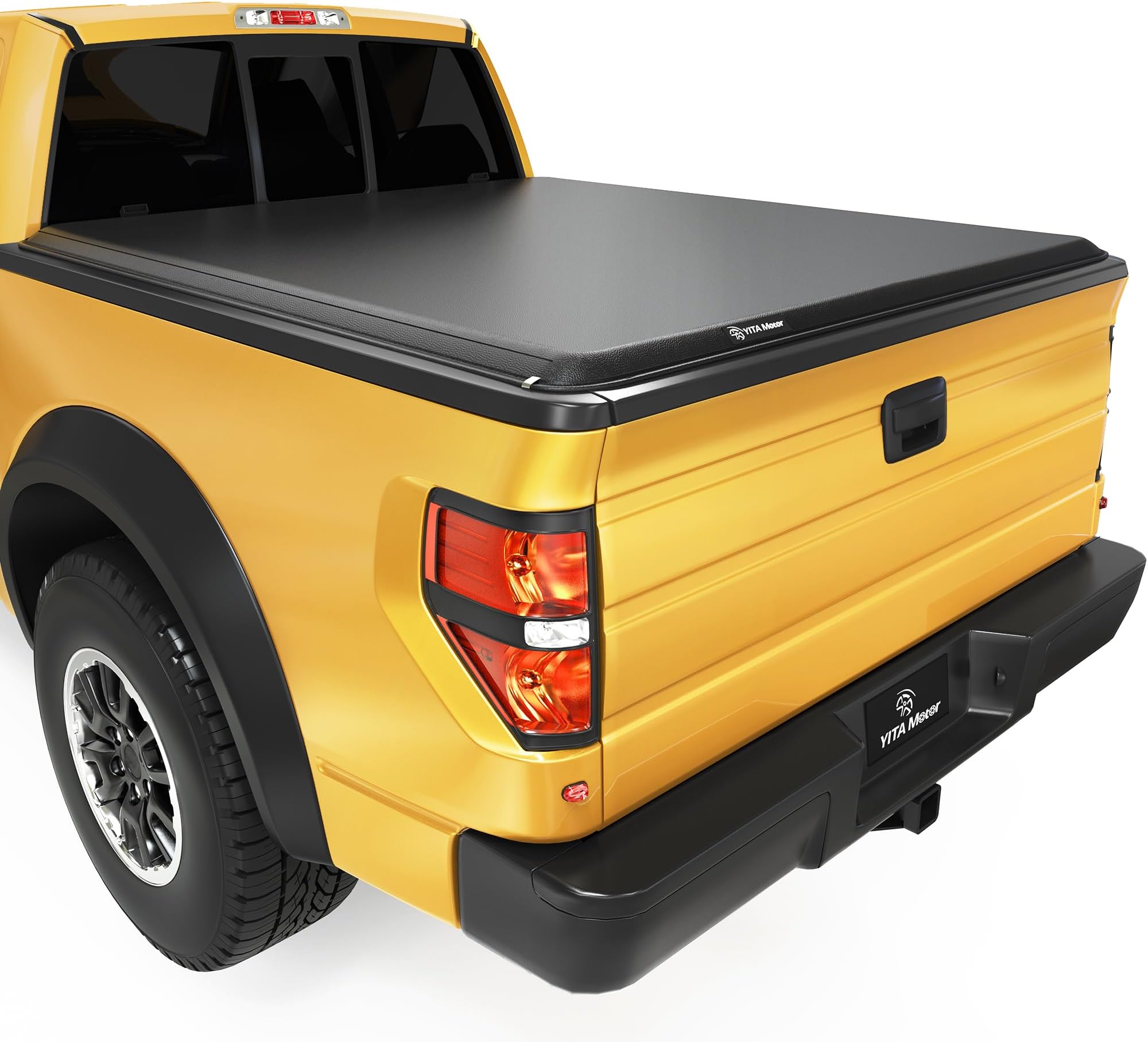 YITAMOTOR Soft Roll Up Truck Bed Tonneau Cover Compatible with 2009-2014 Ford F-150 6.5 ft Bed