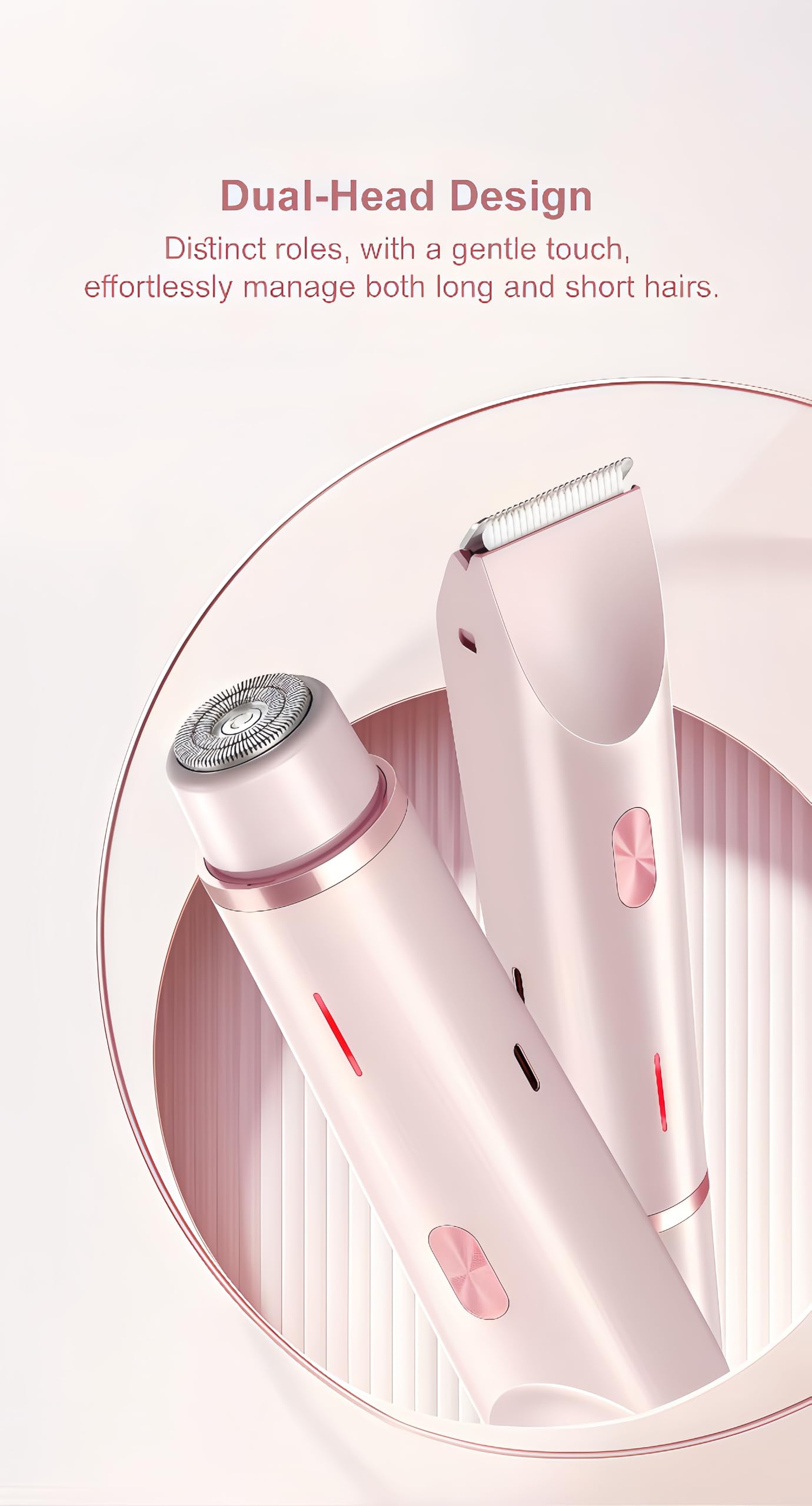 Sianova Bloomshave Damen Körperrasierer– Elektrisch Tragbarer & Kompakter Trimmer für sanfte Rasur im Intimbereich, ideal für empfindliche Haut, perfekt für unterwegs.