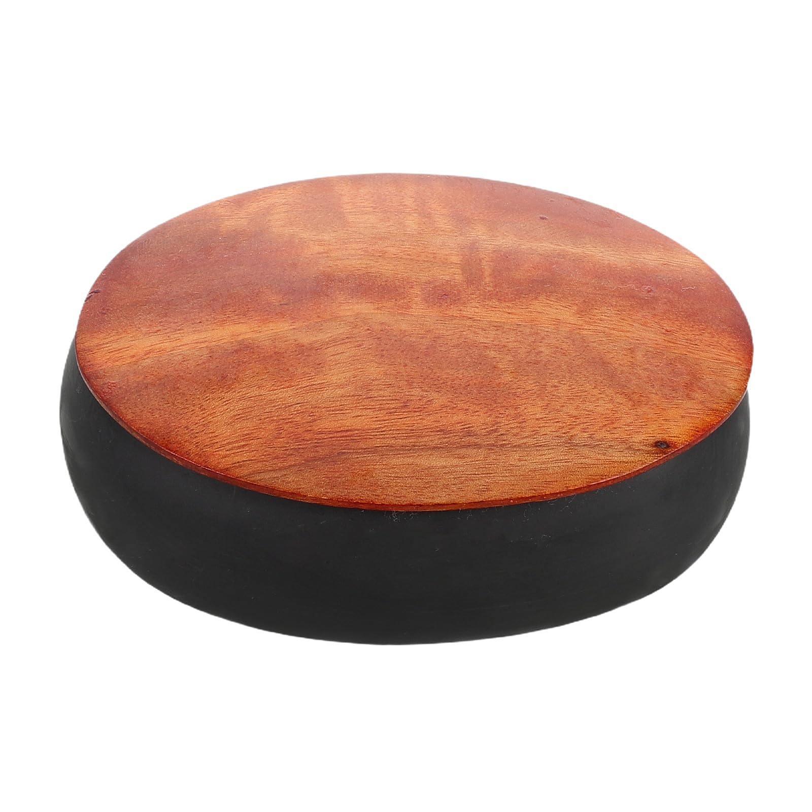Tragbarer Chinesischer Retro Tuschstein mit Deckel Kleiner Kalligrafie Tintenplatte aus Verschleißfestem Inkstone und Holz für Künstlerische Kreation und Kalligrafie Übung