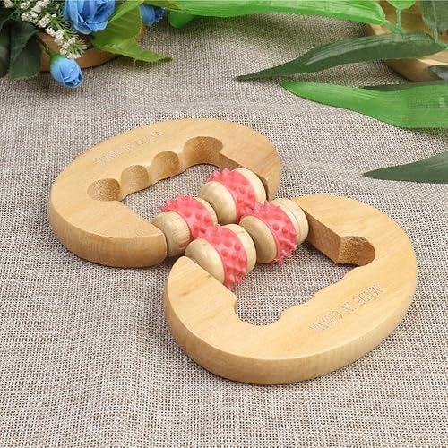 Miniatura 5 de 1pc Masajeadores para músculos Woooden Body Roller Rodillo de madera