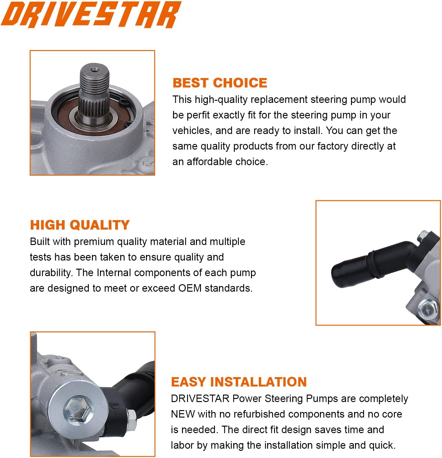 70% оƒƒ Evеrуthіng DRIVESTAR 21-5442 Power Steering Pump Power Assist Pump, for 2005-2008 Honda Pilot 3.5, 2005-2010 Honda Odyssey 3.5, 2003-2006 Acura MDX 3.5, 2007-2013 Acura MDX 3.7 Buу 1 gеt 1 🔥 DRIVESTAR 21-5442 Power Steering Pump Power Assist Pump, for 2005-2008 Honda Pilot 3.5, 2005-2010 Honda Odyssey 3.5, 2003-2006 Acura MDX 3.5, 2007-2013 Acura MDX 3.7