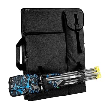 Amazon.co.jp: スケッチバッグ 絵の具バッグ 4K画板収納 仕切り