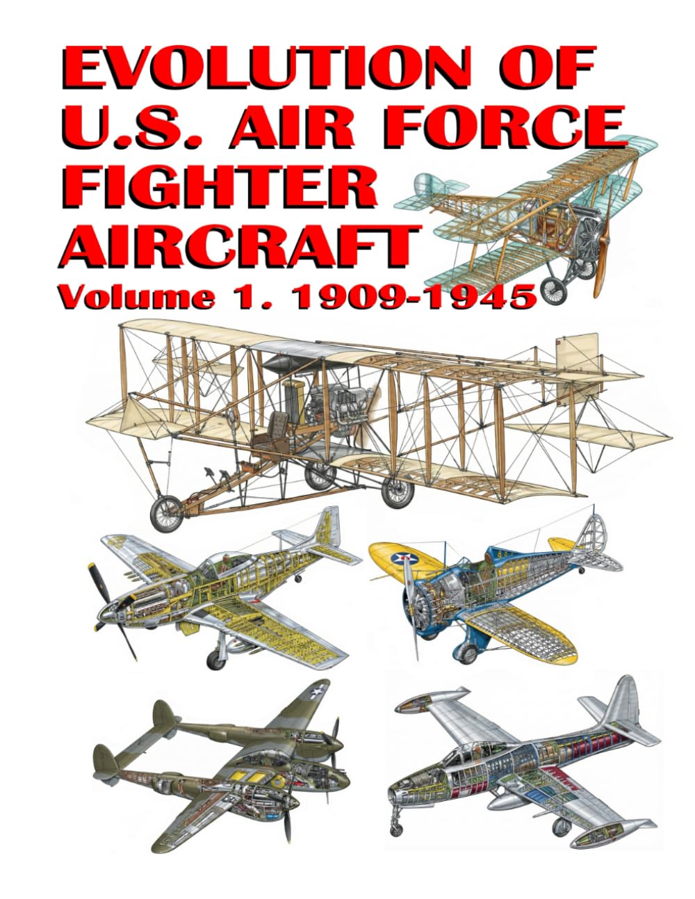 Evolution of U.S. Air Force Fighter Aircraft: Volume 1. 1909-1945