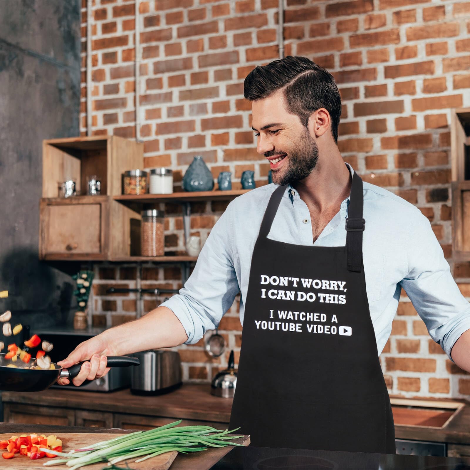 Delantales divertidos para hombres, regalos divertidos personalizados para hombres, delantal de cocinar, barbacoa, chef, regalos para marido, papá