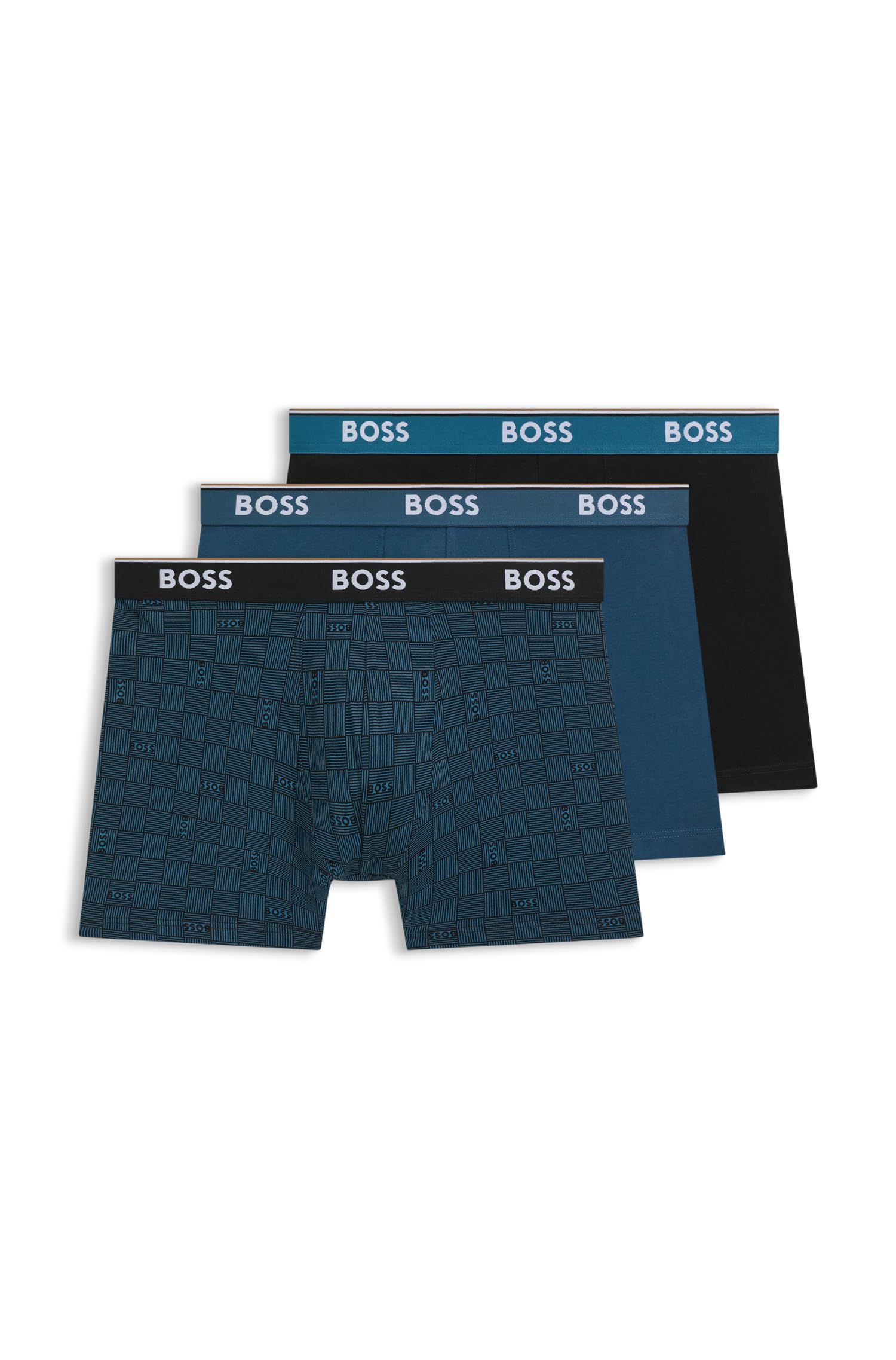 BOSS 3er-Pack Herren Unterwäsche Unterhose BoxerBr Power Design