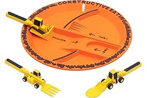 Plate and Utensils Set Construction: Toddler Mealtime Essentials