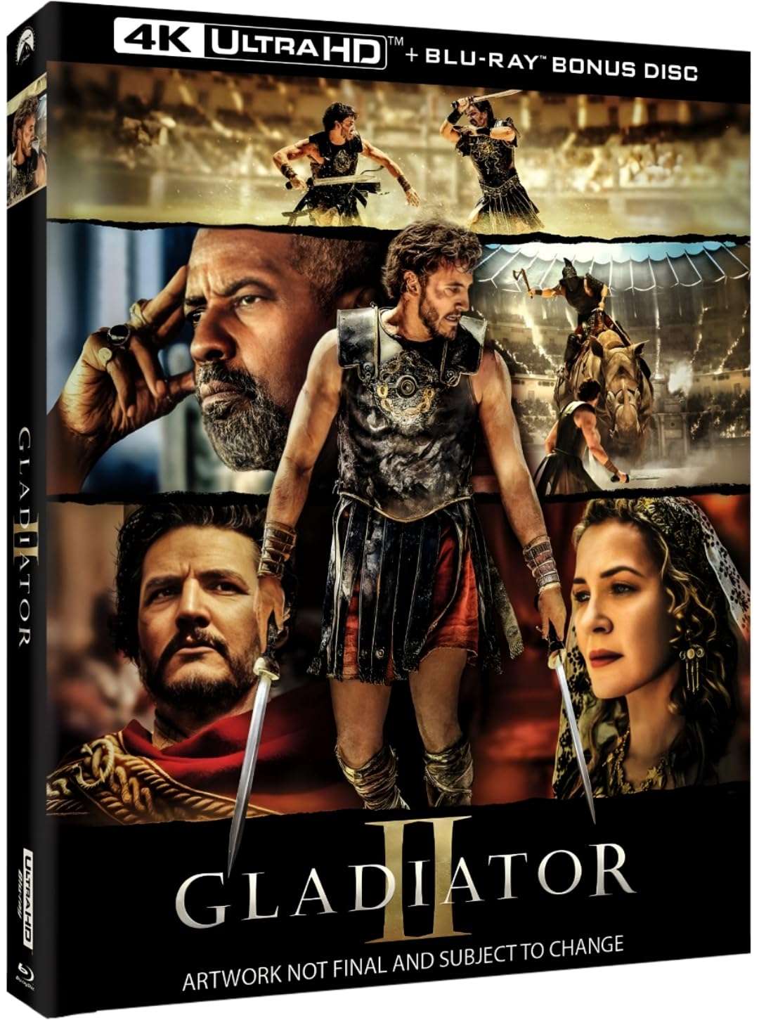 Gladiator II (2024) Two-disc set (Bonus Disc Included) [4K UHD + Blu-ray] [Region Free]