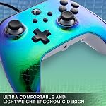 PowerA Advantage Wired Controller for Xbox Series X|S - Raptor Chrome, gamepad, wired video game controller, gaming controller, USB-C, Works with Xbox One, Officially Licensed