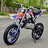 Mini Dirt Bike for Kids, 49Cc 2-Stroke Gasoline Pocket Motorcycle, 2L Tank, Max Speed 60 Km/h